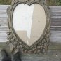 Heart shaped Metallic Desk Top Frame About 7x5"