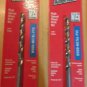Vermont American 1/4 Drill Bits Two Packs Wood Metal PVC, One Metal.