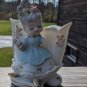 Vintage Ucago Ceramics Porcelain Double Welled Vase