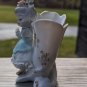 Vintage Ucago Ceramics Porcelain Double Welled Vase