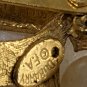 Vintage DUBARRY Gold Tone Ribbon With A Dangling Pearl