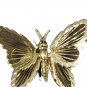 Vintage 1.75" MONET Signed Gold-Tone Metal Butterfly Pin/Brooch