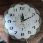 Vintage General Electric FLOWER CLOCK--MODEL 2150--RARE GREEN COLOR--WORKS