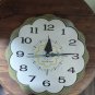 Vintage General Electric FLOWER CLOCK--MODEL 2150--RARE GREEN COLOR--WORKS