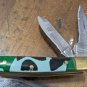 Camo Plastic Handle Knife 3 Blades Made In Pakistan 3-1/2" Stainless Steel Blade