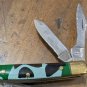 Camo Plastic Handle Knife 3 Blades Made In Pakistan 3-1/2" Stainless Steel Blade