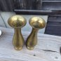 Pair Of Bras  Bud Vases/ Candle Holders Made In India