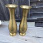 Pair Of Bras Bud Vases/ Candle Holders Made In India