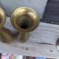 Pair Of Bras Bud Vases/ Candle Holders Made In India