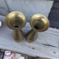 Pair Of Bras Bud Vases/ Candle Holders Made In India