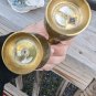 Pair Of Bras Bud Vases/ Candle Holders Made In India