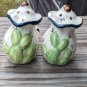Salt & Pepper Shakers Cactus Vintage Ceramic Salt and Pepper Shakers Japan