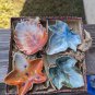 Four Vintage Shofu China Leaves Made In Ocupide Japan In Box Winter/Fall