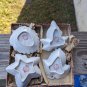 Four Vintage Shofu China Leaves Made In Ocupide Japan In Box Winter/Fall