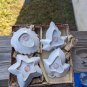 Four Vintage Shofu China Leaves Made In Ocupide Japan In Box Winter/Fall