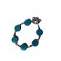 Alexis K S Flat Beaded Turquoise Hande Bracelet