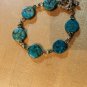 Alexis K S Flat Beaded Turquoise Hande Bracelet