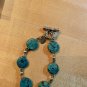 Alexis K S Flat Beaded Turquoise Hande Bracelet