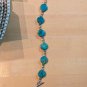 Alexis K S Flat Beaded Turquoise Hande Bracelet
