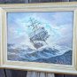 DRAKE MUSEUM PRINT "HOVE TO" Great condition 16" x 12" Used