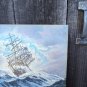 DRAKE MUSEUM PRINT "HOVE TO" Great condition 16" x 12" Used
