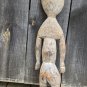 Primitive Wood Hand Carved Man Statue