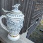 Vintage 1992 Avon âWinners Circleâ Ceramic Stein w/ Pewter Lid 58240 M-Brazil
