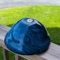 Dynasty Gallery Glass Fantastic Large Blue Bowl 10" Diameter, 5" Hight