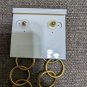Ann Klein Four Hanging Loops Pinback Earrings