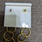 Ann Klein Four Hanging Loops Pinback Earrings