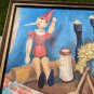 Unique Colorful Framed Kitchen Wall Art