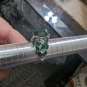 Vintage Sterling Silver .925 Green CZ Stone Bird Ring Size 9.5 Statement Piece