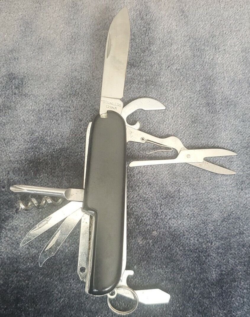 Multi Function (8) Stainless Pocket Knife