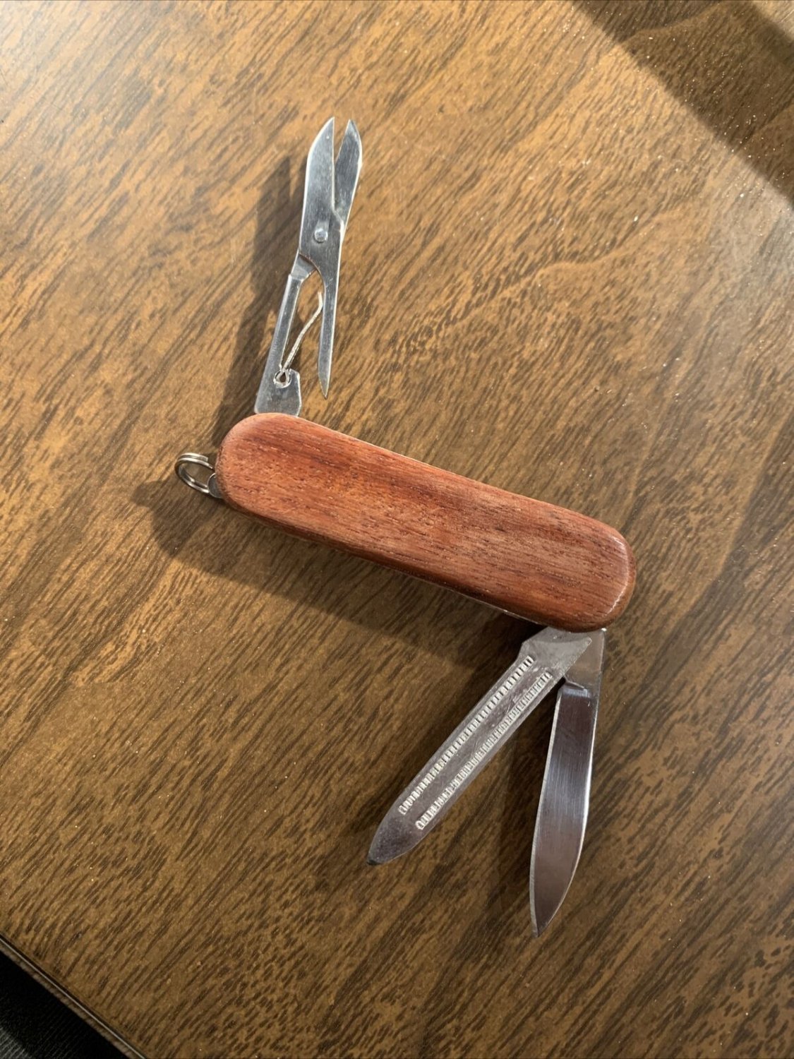 Mini Wooden Folding Pocket Knife Multitool Set