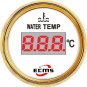 Marine Boat Yacht Digital Water Temperature Temp Gauge 9-32V 40-120ºC 52mm 316L