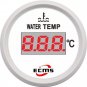 Marine Boat Yacht Digital Water Temperature Temp Gauge 9-32V 40-120ºC 52mm 316L