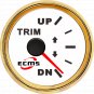 Marine Boat Outboard Engine Trim Tilt Gauge 9-32V 0-190&Icirc;&copy; UP-DN 52mm 2&acirc;�� Starboard