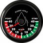 Marine Boat Rudder Angle Gauge Indicator With Sensor 0-190Ω 85mm 9-32V 316L
