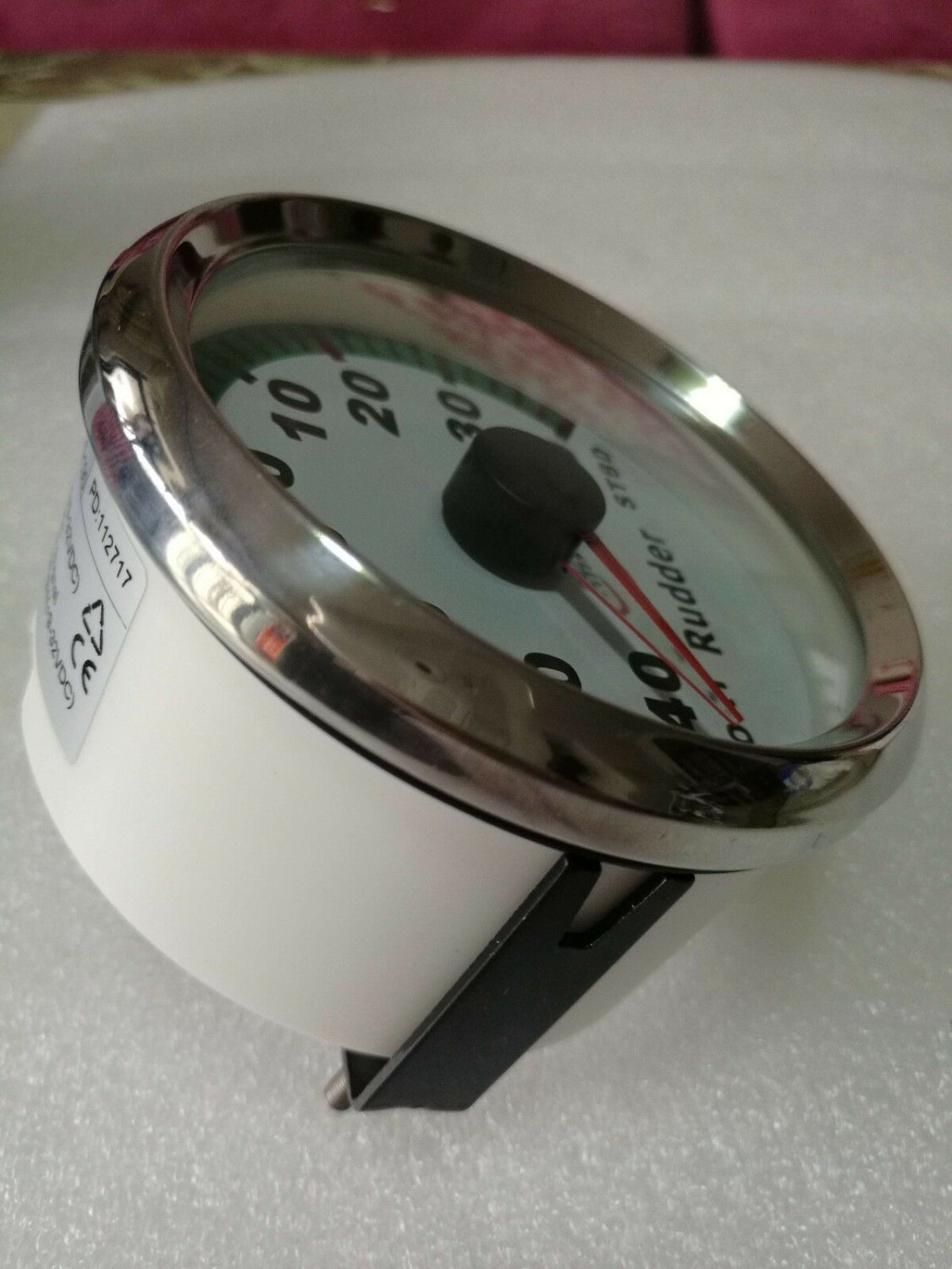 Marine Boat Rudder Angle Gauge Indicator With Sensor 0190Ω 85mm 932V 316L