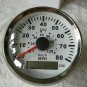 Marine Boat Auto GPS Speedometer Speed Meter Gauge 85mm 80MPH 9-32V 316L Bezel