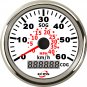 Marine Boat Auto GPS Speedometer Speed Meter Gauge 85mm 60KMH 40MPH 9-32V 316L