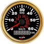 Marine Boat Auto GPS Speedometer Speed Meter Gauge 85mm 60KMH 40MPH 9-32V 316L