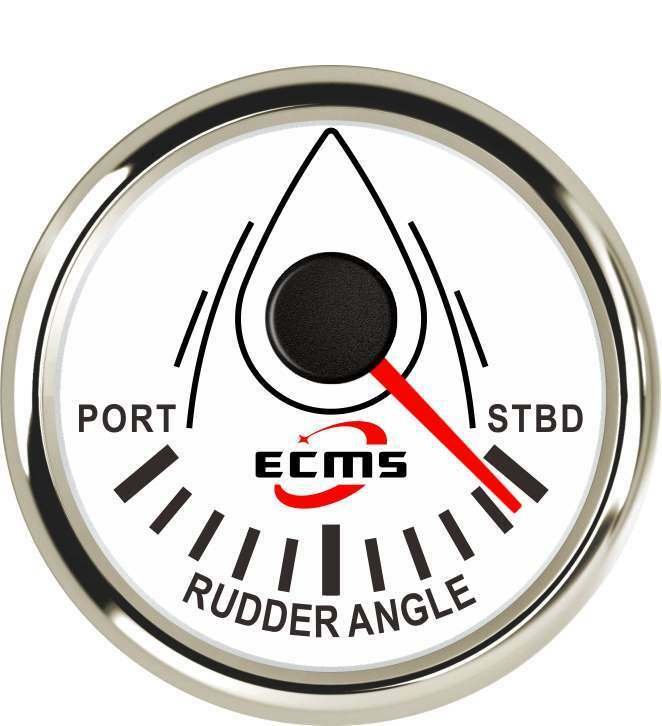Marine Boat Rudder Angle Indicator Gauge With Sensor 190-0&Icirc;&copy; 52mm 2&acirc;�� 9-32V 316L