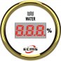 Marine Boat Digital Water Tank Level Gauge 240-33ohms 9-32V 52mm 2â 316L Bezel