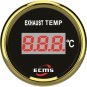 Marine Boat Auto Digital Exhaust Thermometer Temp Gauge With sensor 9-32V 52mm 0