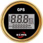 Marine Boat Auto GPS Digital Speedometer Odometer Gauge MPH KMH Knots 52mm 316L