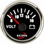 Marine Boat Battery Electrical Car Truck Voltmeter Gauge 8-16V 52mm 2â 316L