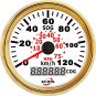 Marine Boat Auto GPS Speedometer Speed Meter Gauge 85mm 120KMH 75MPH 9-32V 316L