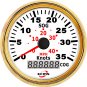 Marine Boat Auto GPS Speedometer Speed Meter Gauge 85mm 35Knots 9-32V 316L Bezel