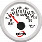 Marine Boat Engine Outboard Oil Pressure Gauge 9-32V 0-30Bar 52mm 2â 0.5-4.5V
